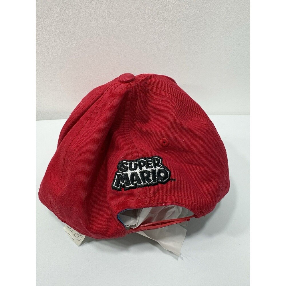 SUPER MARIO BROS. SNAP BACK RED LOGO HAT CAP NINTENDO 2016 OSFA